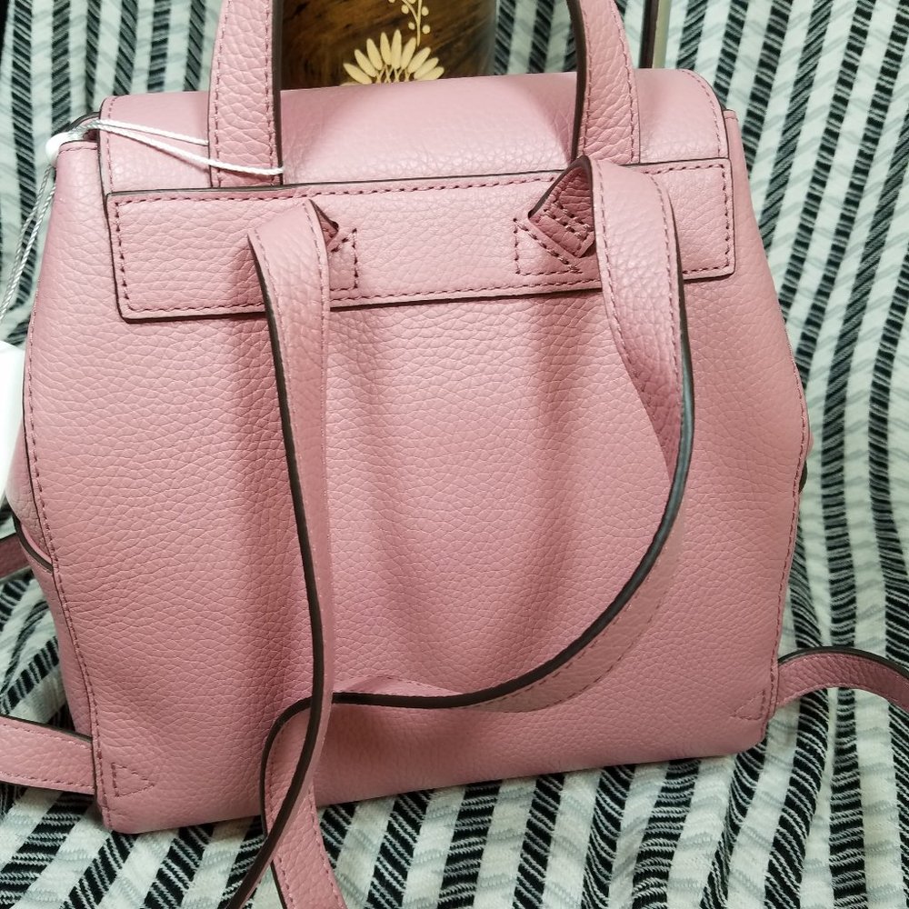 Tory Burch Pink Magnolia Thea Mini Backpack - Picture 6 of 11